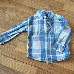 Tommy Hilfiger Kids Pastel Plaid Button-Down Shirt